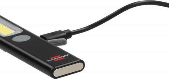 Brennenstuhl Taschenlampe PL – 200 lm, IP20, Akku, USB-C – Schwarz