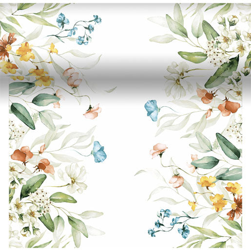 Paper + Design Tischläufer auf Rolle – 40 cm×4,8 m, Papier (Dunicel), Blume, FSC