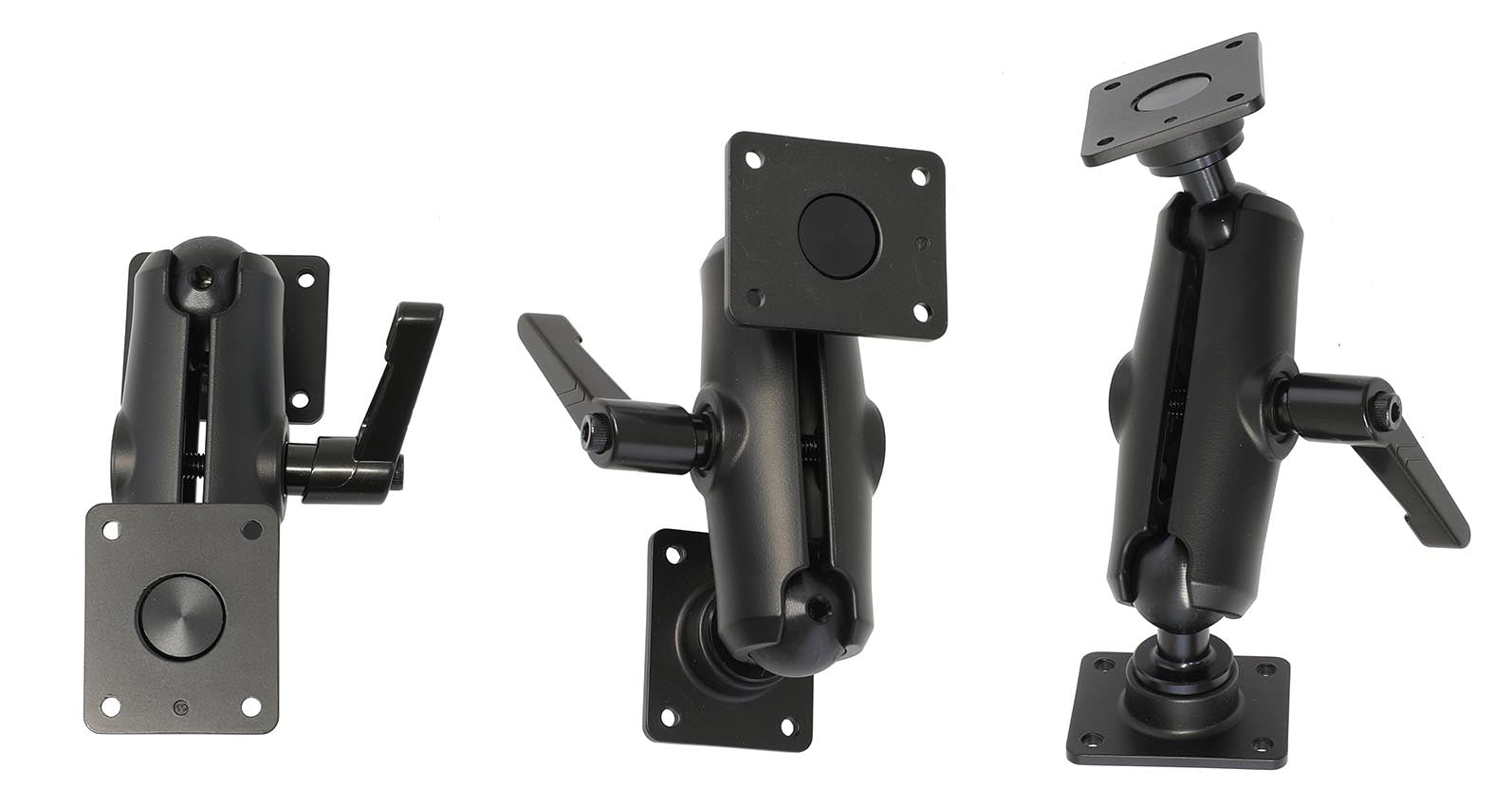 Brodit Auto-Halterung, Schraubbefestigung – Universal – Schwarz, Aluminium