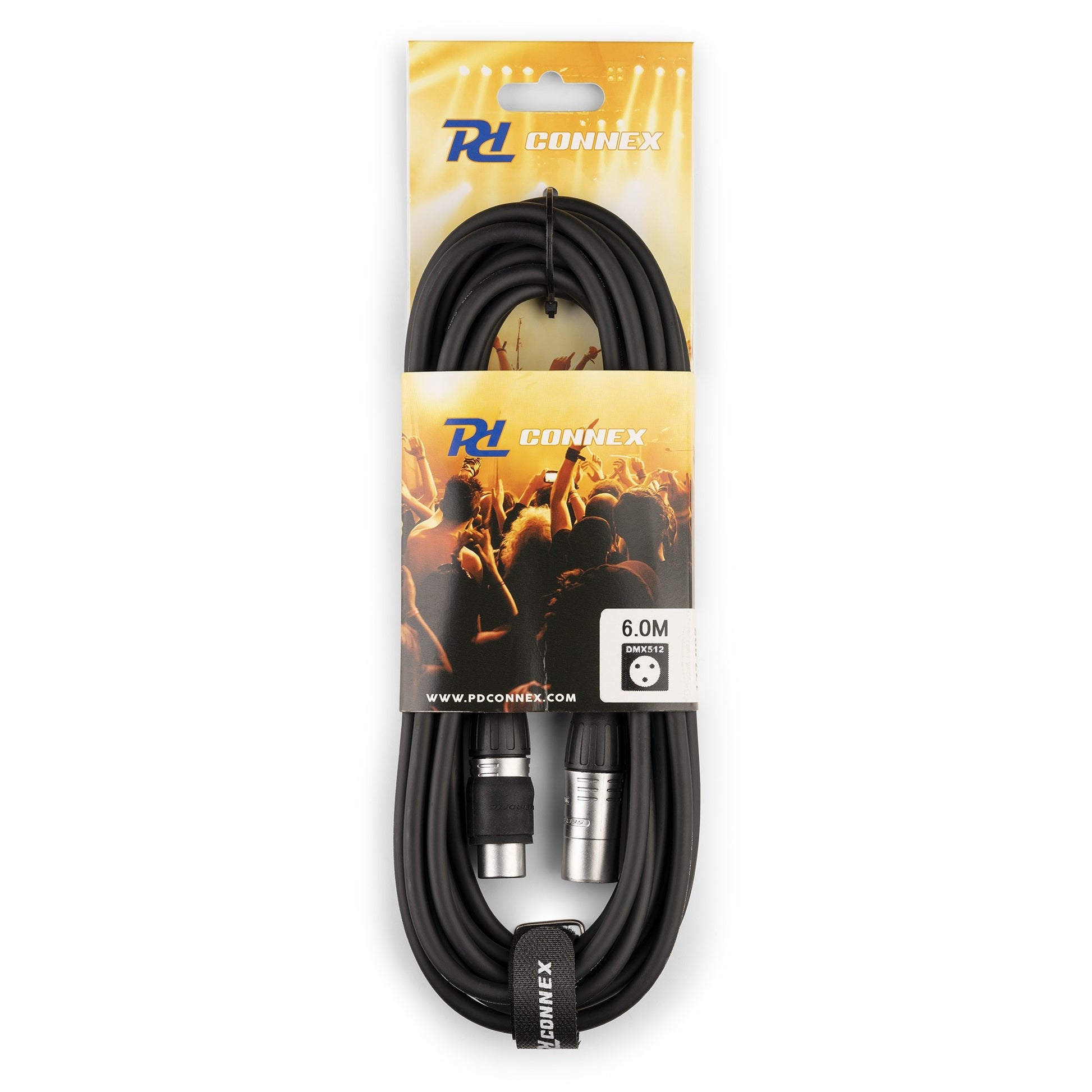 PD-Connex XLR-Kabel – XLR (5-pol) Buchse–Stecker – 6 m