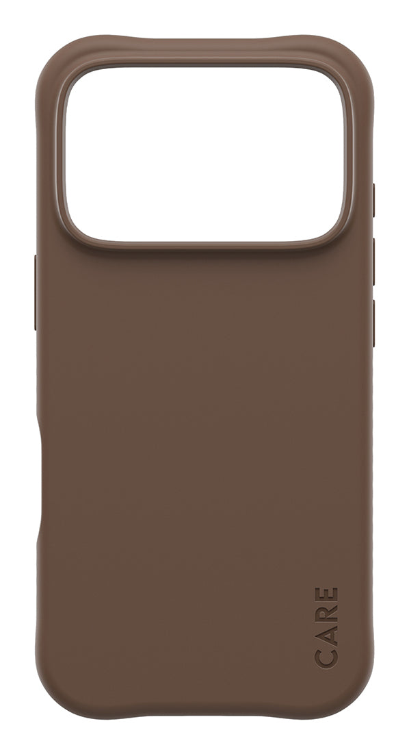 PanzerGlass Backcover CARE Fashionable Case Samba – für Apple iPhone 17 Pro – braun – TPU, MagSafe-kompatibel