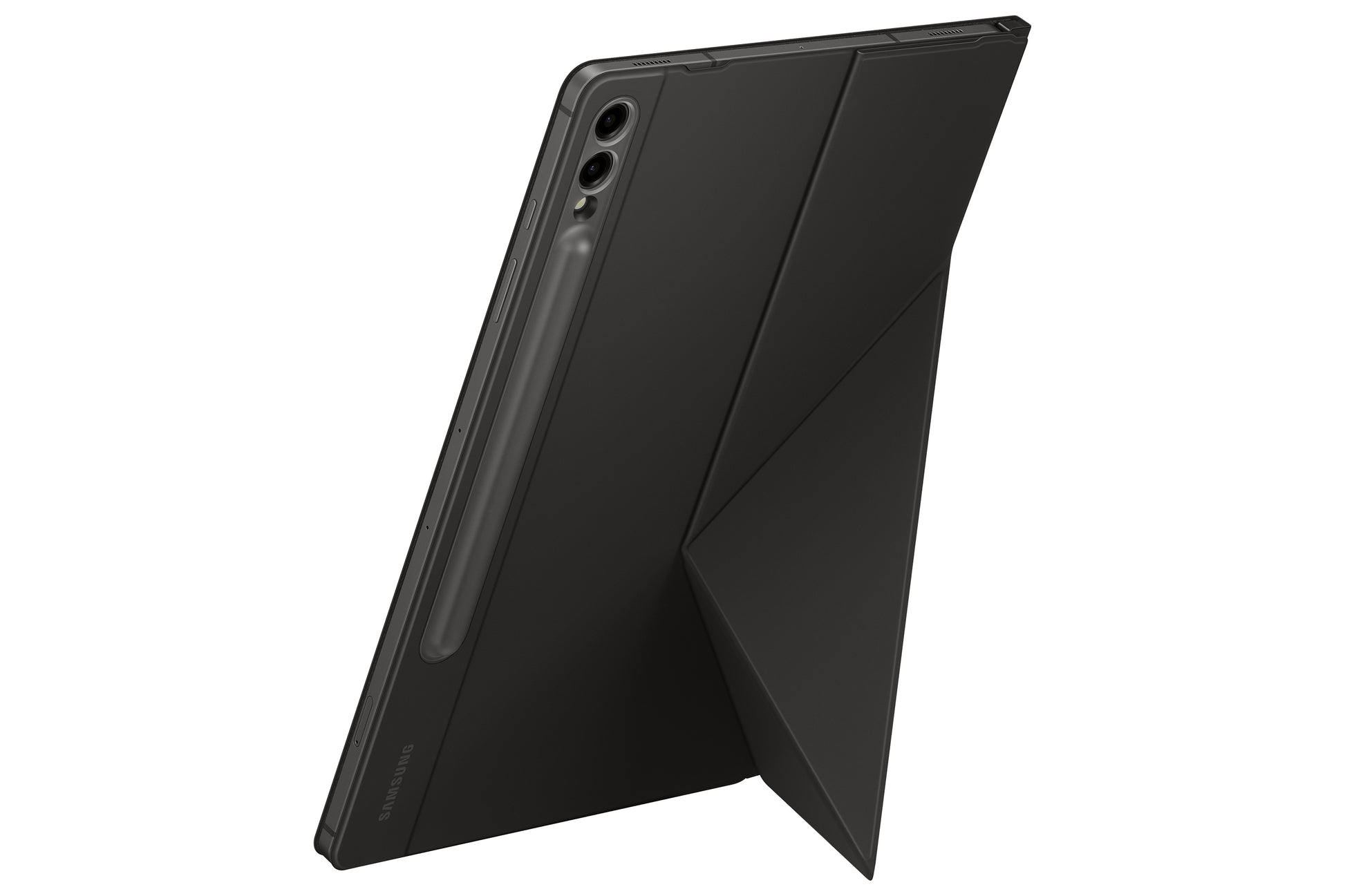 Samsung Smart Book Cover Tab S9 FE+ Notebook-Schutzhülle – für Galaxy Tab S9+, 12,4", Stoßschutz, Schwarz