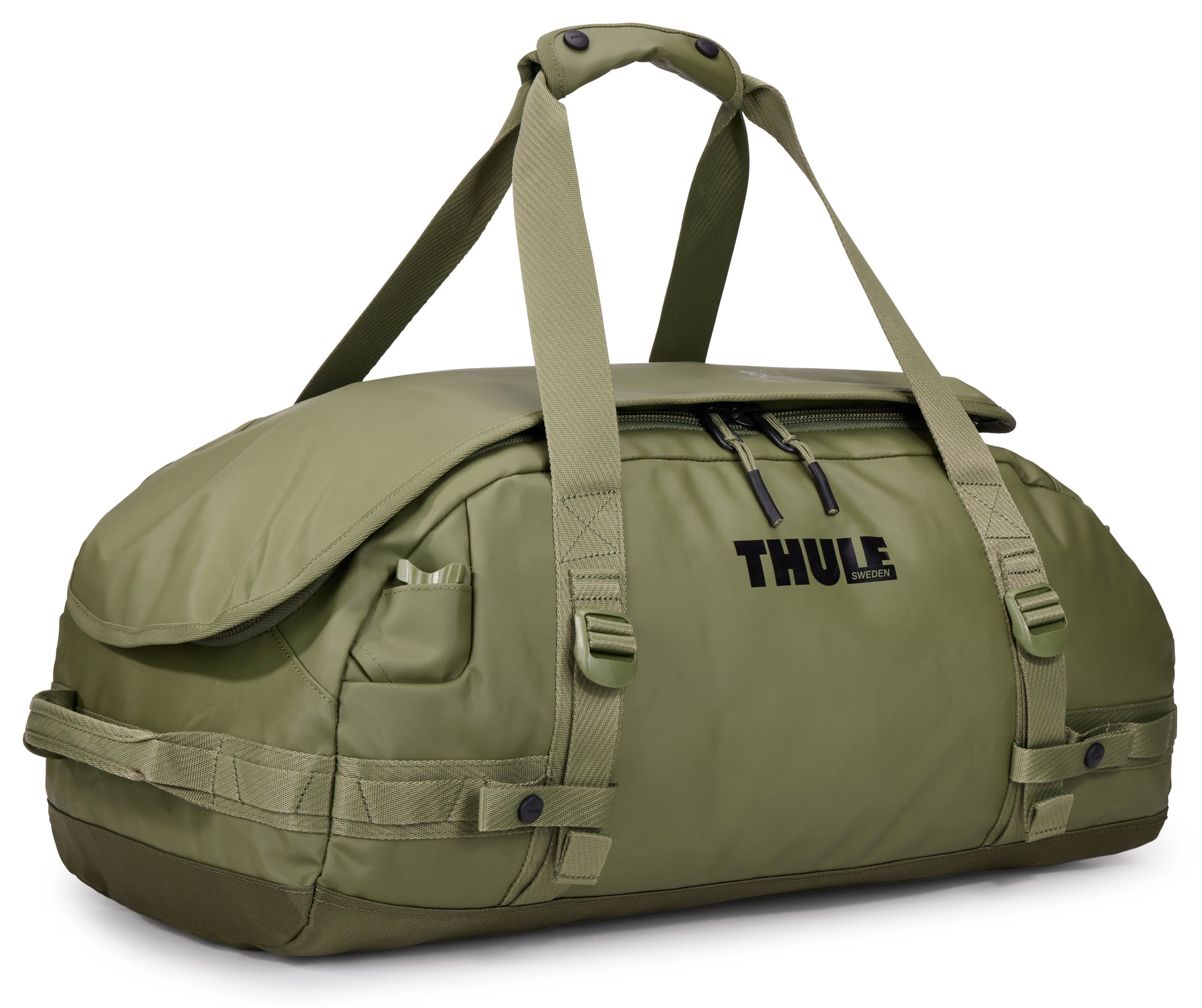 Thule Chasm – Reisetasche, 40 l, Polyester, Olive, 58 × 28 × 33,5 cm