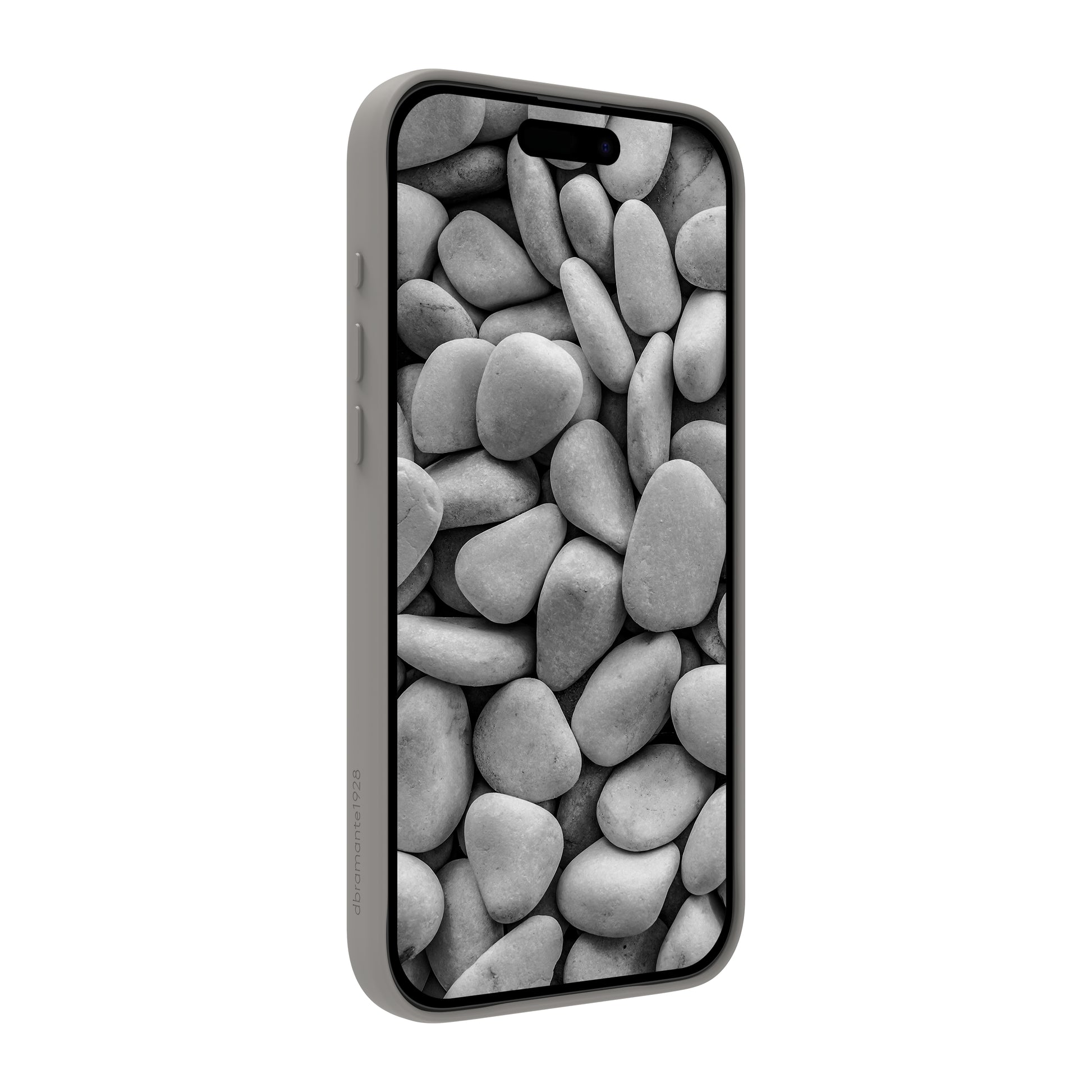 dbramante1928 Roskilde MS Kick ICON Backcover – für Apple iPhone 17 Pro Max – Hellgrau, bis 1,2 m sturzsicher
