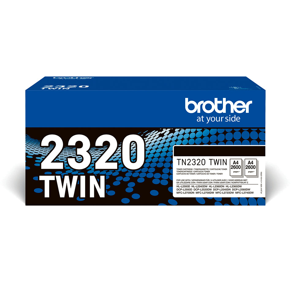 Brother Toner-Multipack TN-2320TWIN – Schwarz