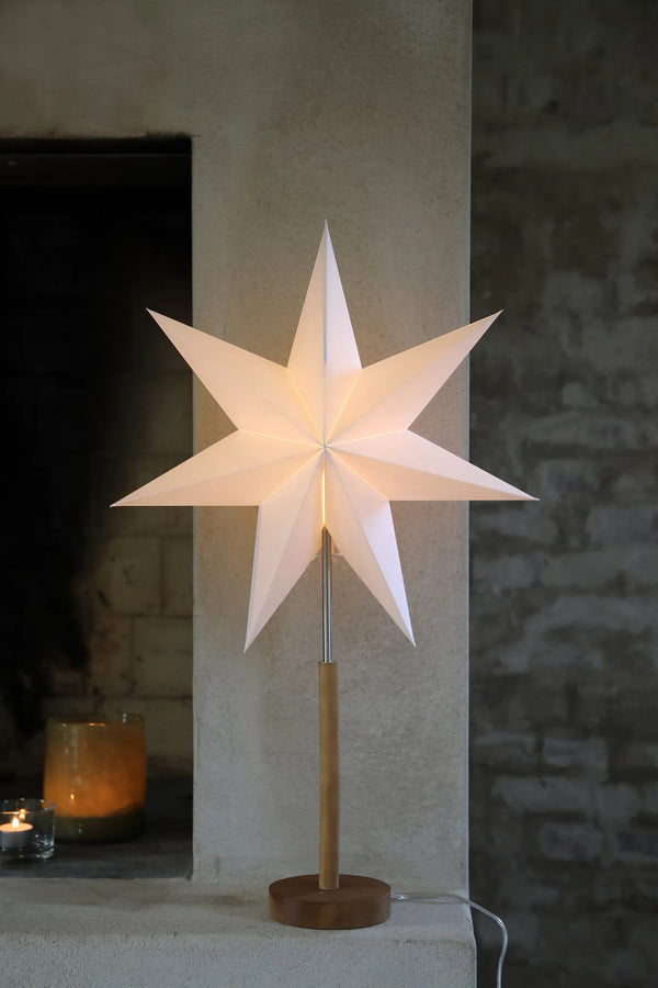Markslöjd Stehleuchte SPERANZA Standstern – E14, 6 W, 68 cm – Braun