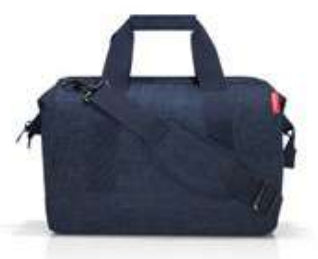 Reisenthel allrounder M – Umhängetasche, 18 l, Polyester, Dunkelblau, 40 × 33,5 × 24 cm