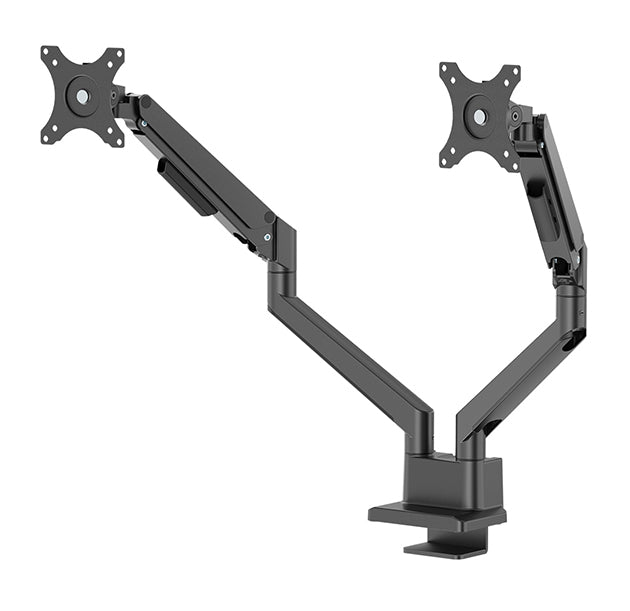Neomounts Ds70-250Bl2 – Monitorarm, Dual, bis 32", VESA 75 × 75/100 × 100 mm, 9 kg, schwarz