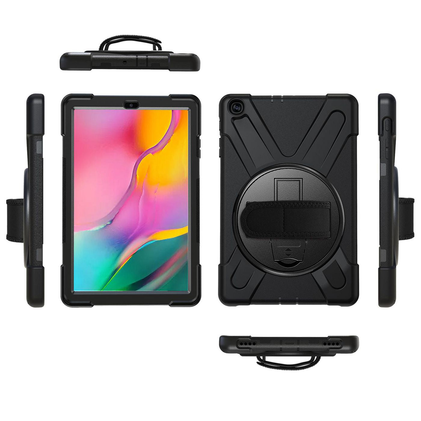 eSTUFF Tablet-Hülle für Galaxy Tab A 10,1" (2019) – Schwarz