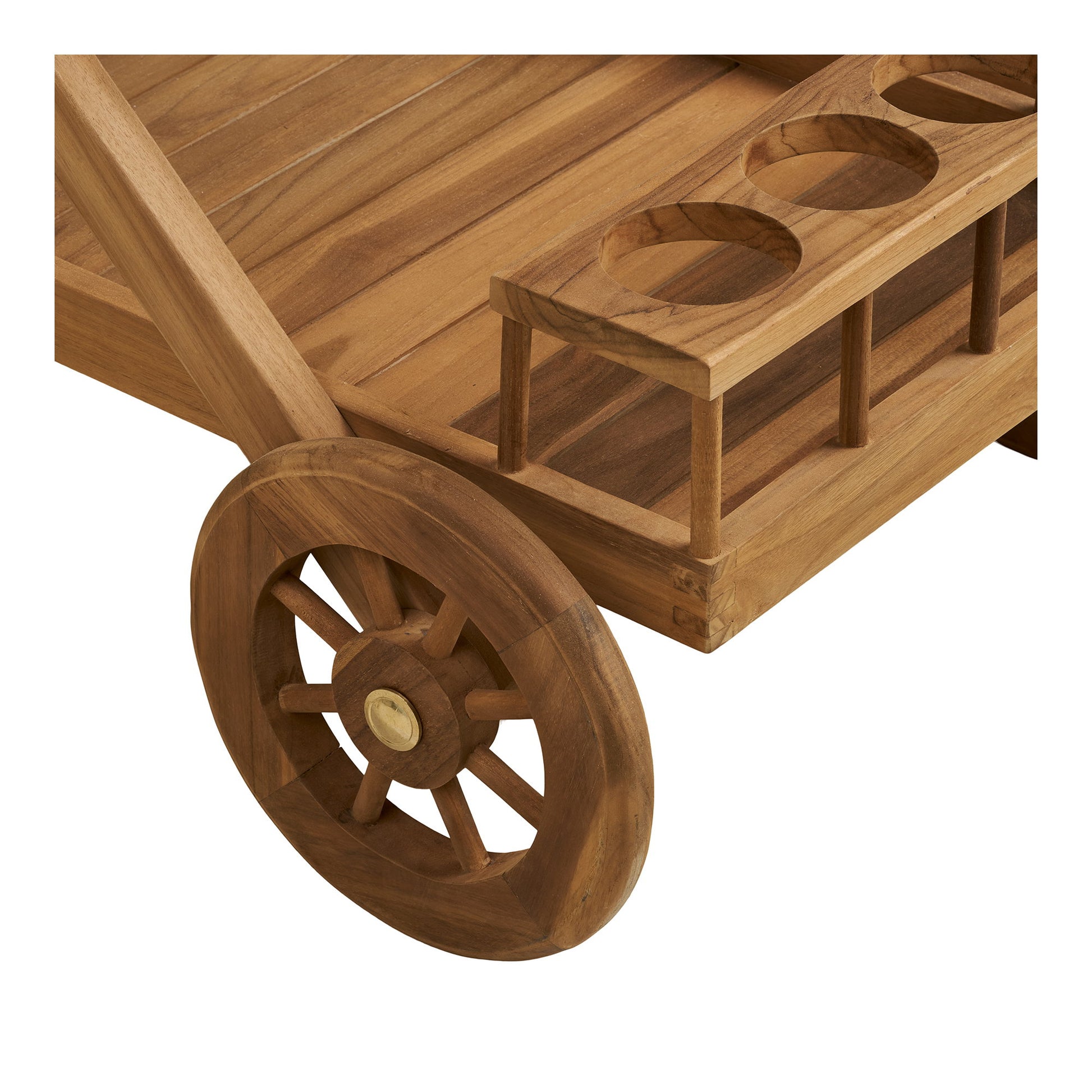 House Nordic Trolley Pasaku – Nature – Teak – 86 × 50 × 81 cm