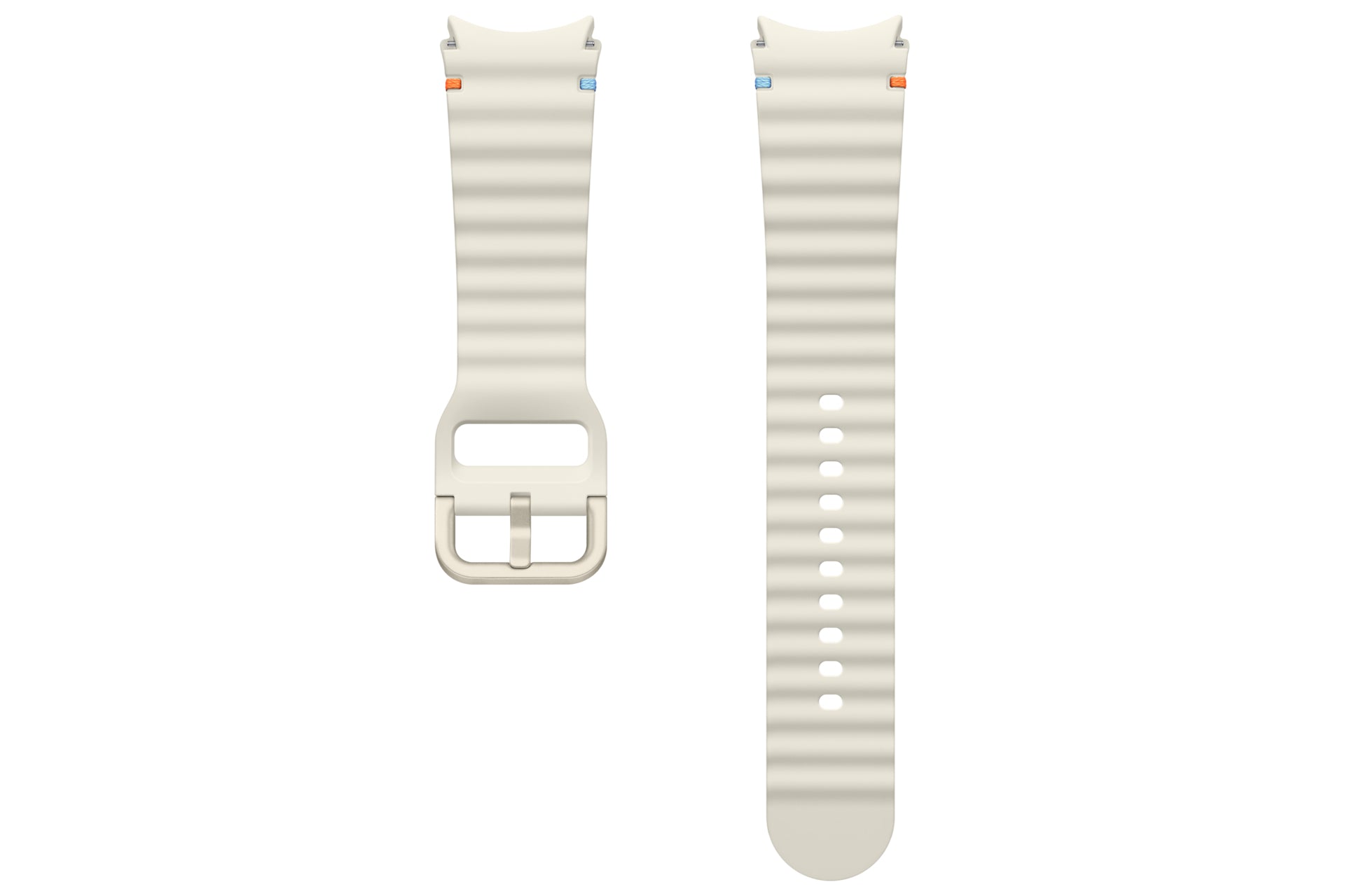 Samsung Sport Band – Armband – für Galaxy Watch 7, Creme, M/L, Naturkautschuk