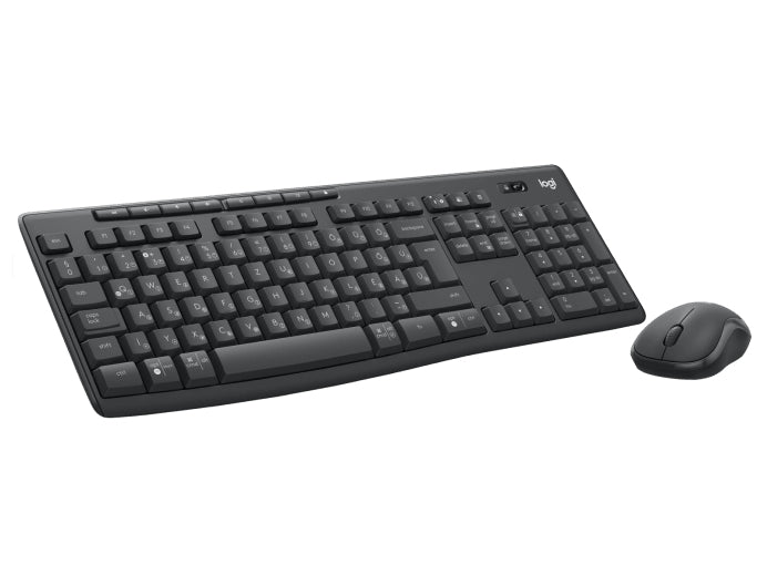 Logitech MK370 – Tastatur, kabellos (2,4 GHz), Dunkelgrau