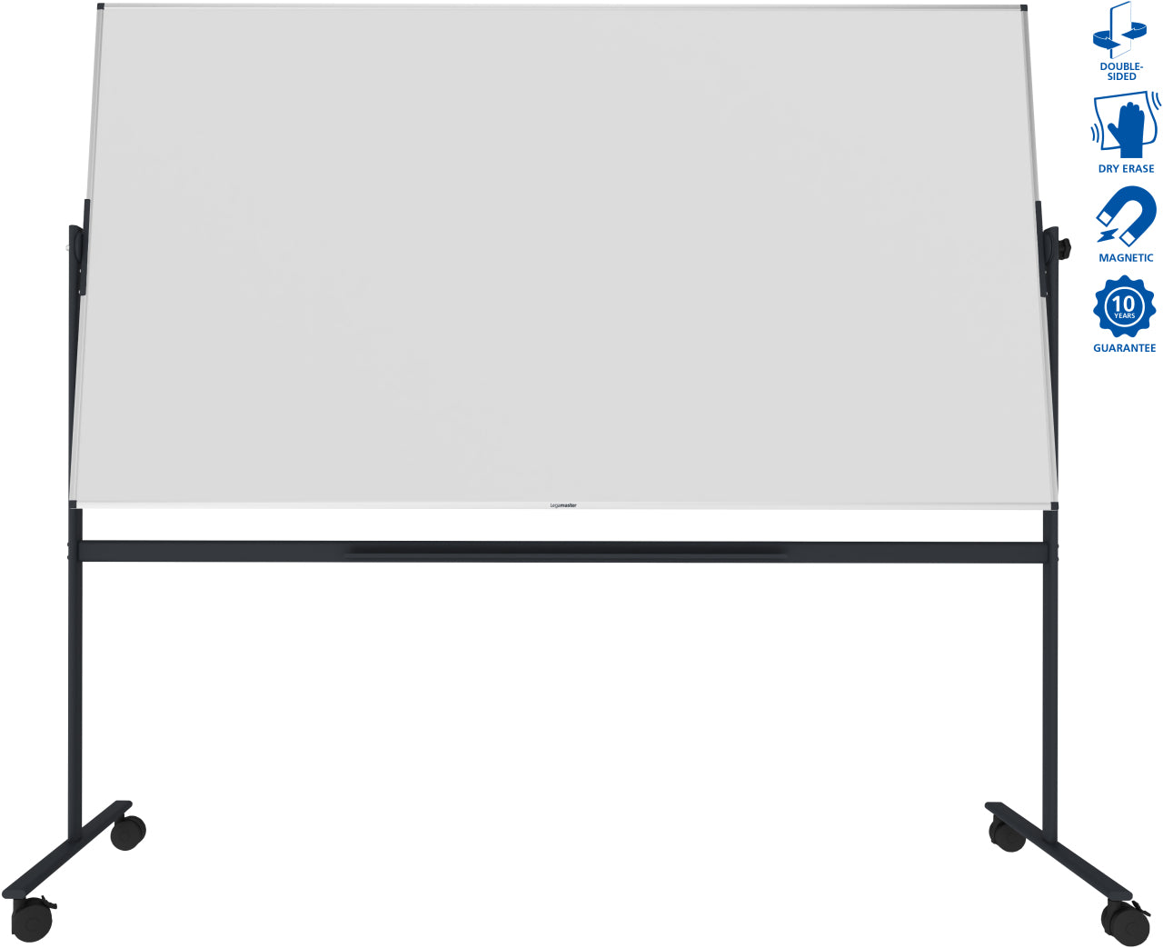 Legamaster Mobiles Whiteboard – Stahl, magnetisch, drehbar – 220 × 120 cm