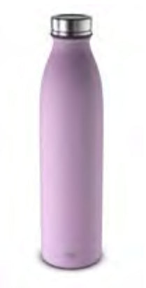 Alfi PURE Isolierflasche 750 ml – doppelwandig 12 h heiss/24 h kalt, Edelstahl, Schraubdeckel