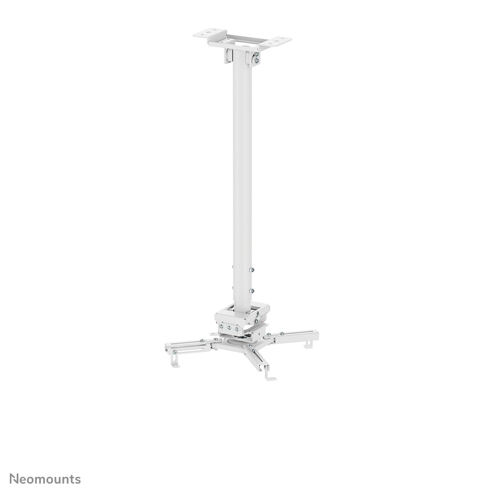 Neomounts CL25-550WH1 – Beamer-Deckenhalterung, H 74,5–114,5 cm, 35 kg, schwenk-/neigbar, 360°, weiss