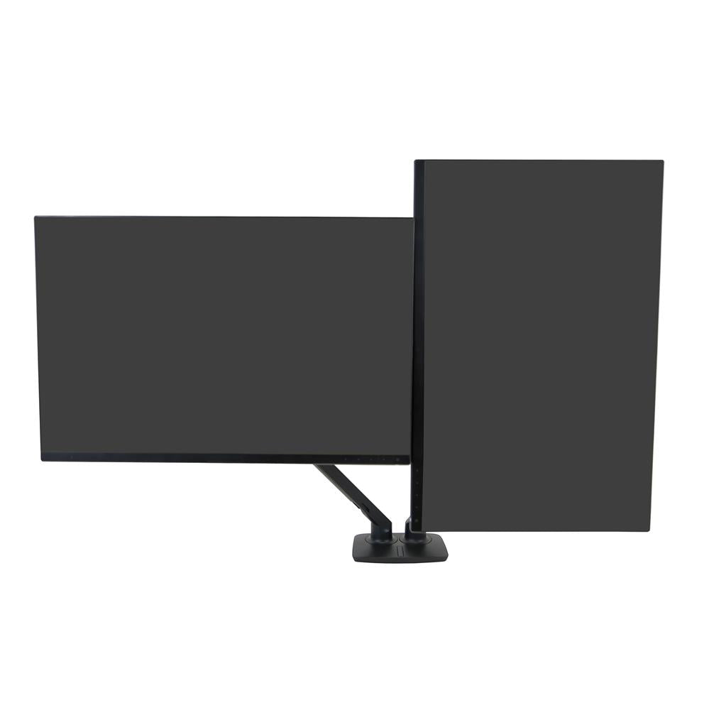 Ergotron MXV – Monitorarm, Dual, Tischklemme, Schwarz