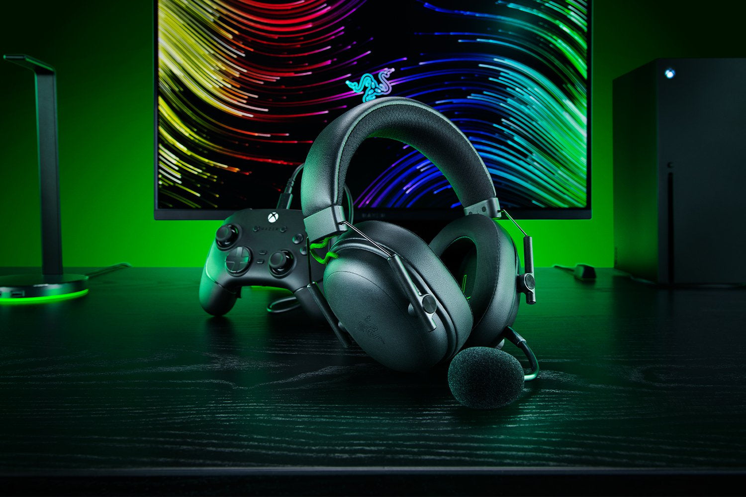 Razer BlackShark V3 – Over-Ear Gaming-Headset – Bluetooth, Surround-Sound, abnehmbares Mikrofon – Schwarz