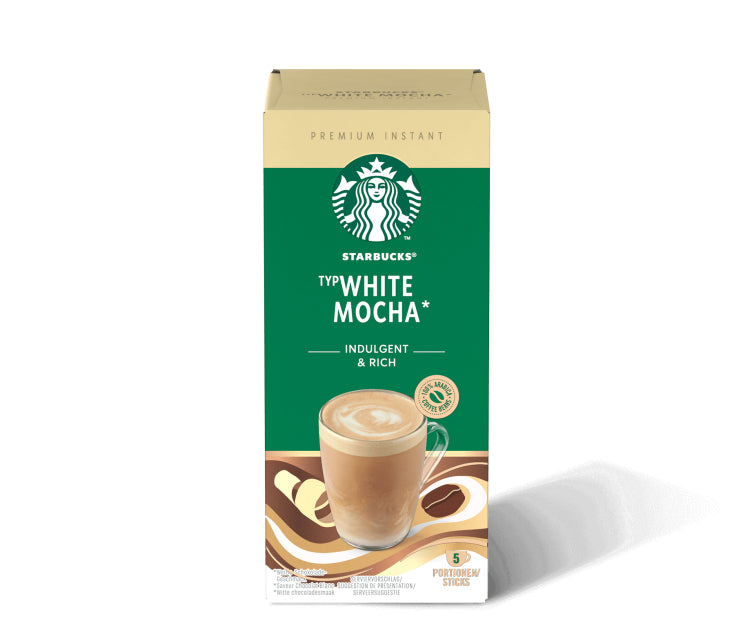 Starbucks White Mocha – Instantgetränk – Mokka, 5 Sticks