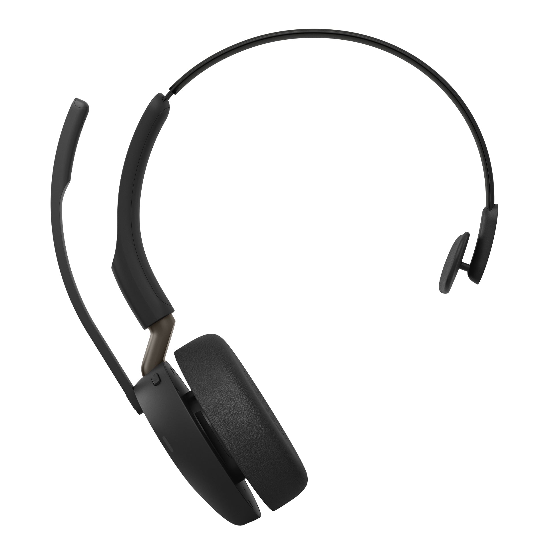 Jabra Evolve3 65 Mono On-Ear Office-Headset – BT, UC-optimiert, mit USB-C-Dongle, Schwarz