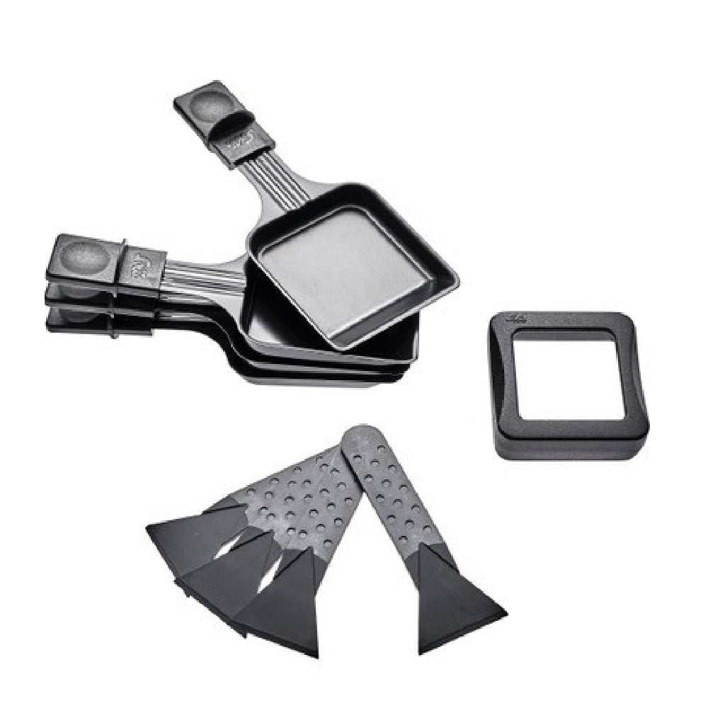 Solis Raclette & Pizza Grill 7910 – 4 Personen, Grillfläche 30 × 24 cm, 1020 W – schwarz/edelstahl