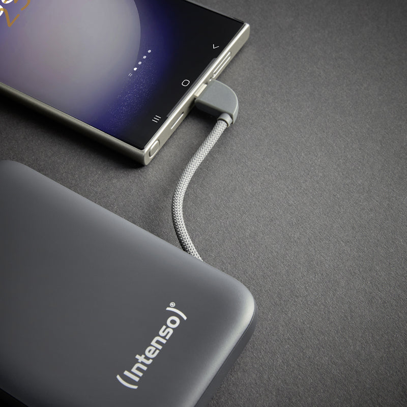 Intenso S10000 Powerbank 10'000 mAh – 20 W PD, 1× USB-C, grau