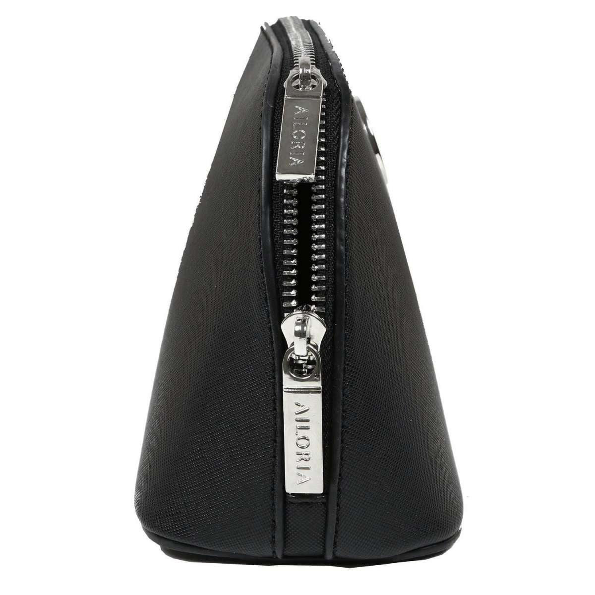 Ailoria COSMOPOLITAN Kosmetiktasche – 20×14×9 cm – schwarz, Kunstleder – 1 Stk.