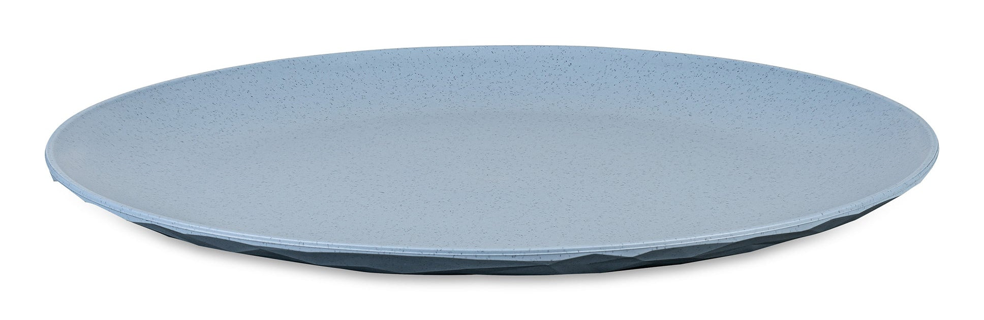 Koziol Speiseteller – Ø 26 cm, H 1,8 cm, Kunststoff (biozirkulär), Blau, spülmaschinenfest