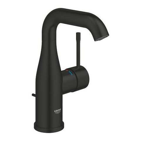 GROHE Essence Badebatterie (Unterputz) – 19,3 cm, Metall, Einhebelmischer, Schwarz