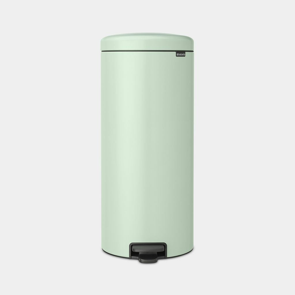 Brabantia NewIcon Papierkorb – 30 l – Stahl, Grün – Ø 293 × H 679 mm