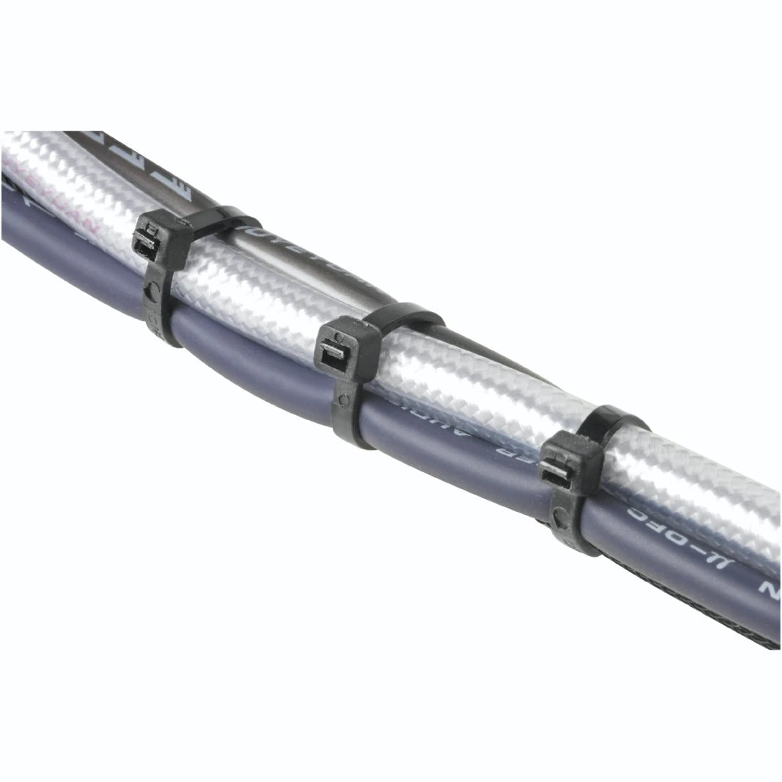 Hama Kabelbinder – 2,5 mm × 100/150/200 mm, Kunststoff, Schwarz, Einmalverschluss, UV- und hitzebeständig