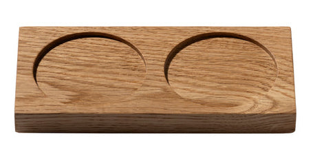 CrushGrind Untersetzer für Gewürzmühle, Ø 15 cm, Walnussholz (FSC), Braun