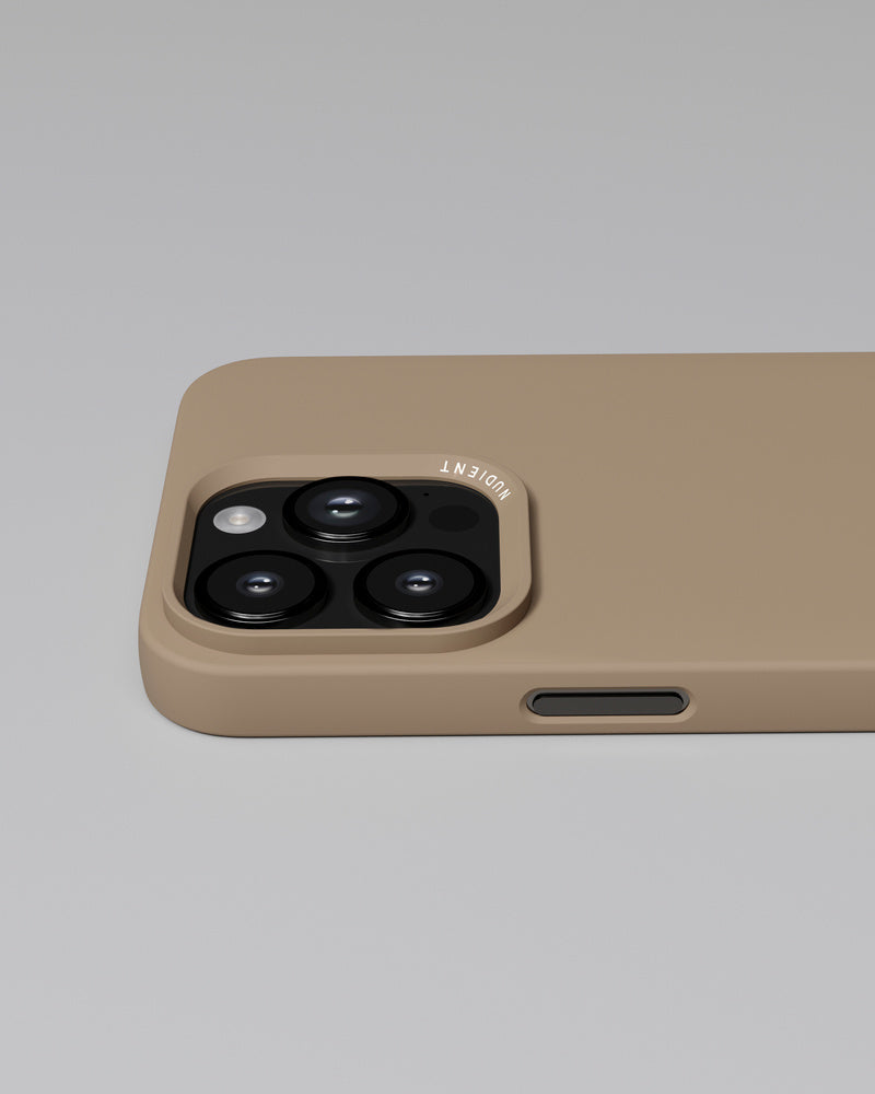 Nudient Thin Case Backcover – für Apple iPhone 14 Pro Max, MagSafe, Kunststoff, Clay Beige
