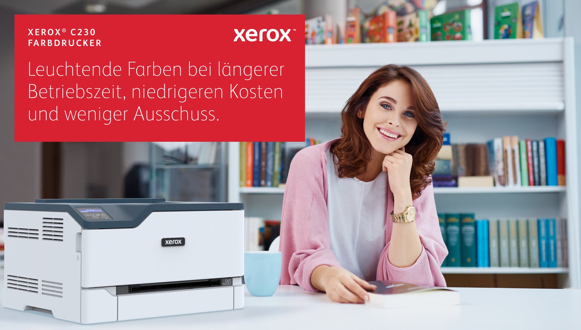 Xerox C230 – A4, 22 Seiten/Min., USB 3.0, LAN/WLAN