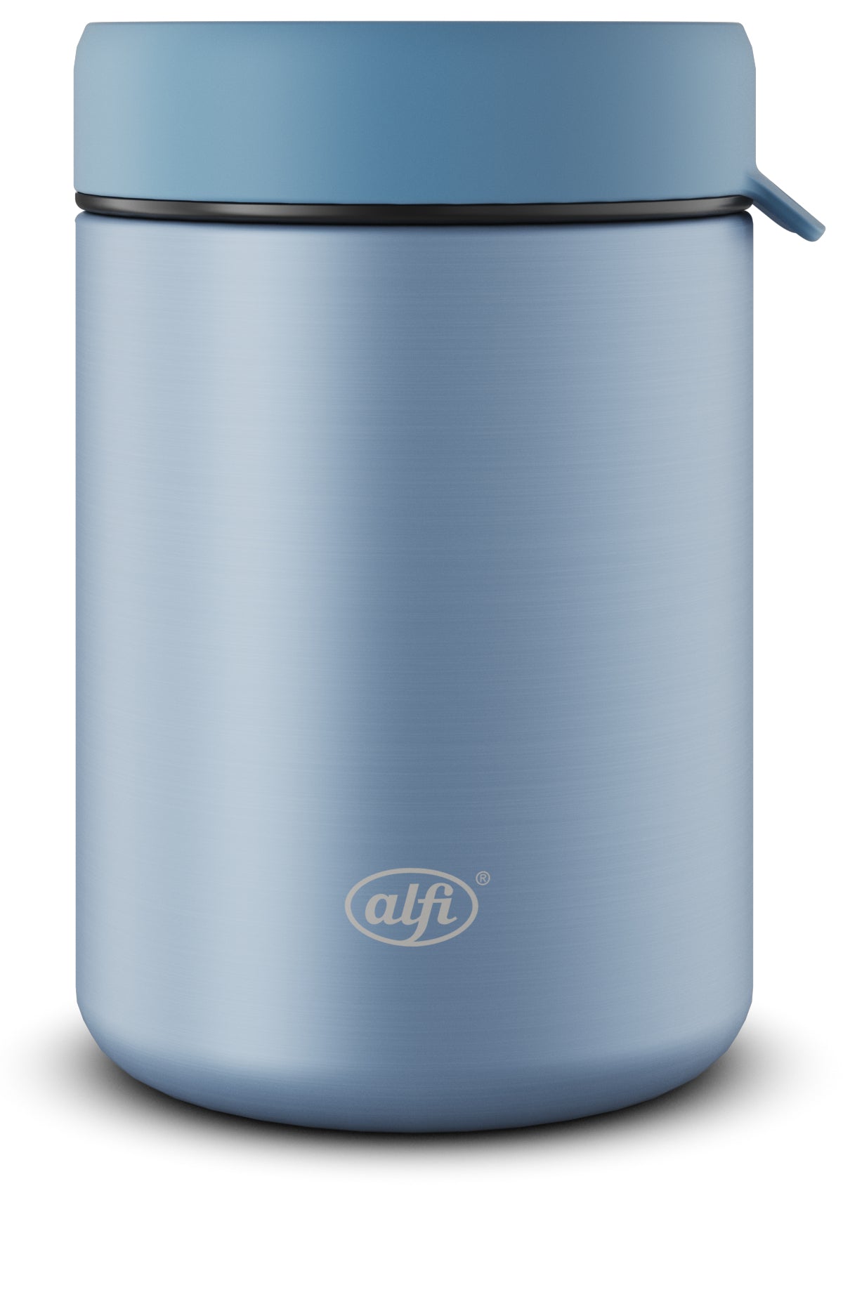 Alfi Thermobox – 350 ml, 8,8 × 8,8 × 13,3 cm, Edelstahl, Hellblau, mit Schwenkverschluss