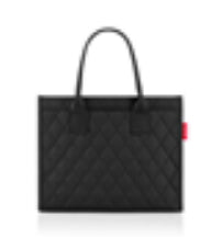 Reisenthel Stofftasche, Polyester, Schwarz, 420×350×170 mm