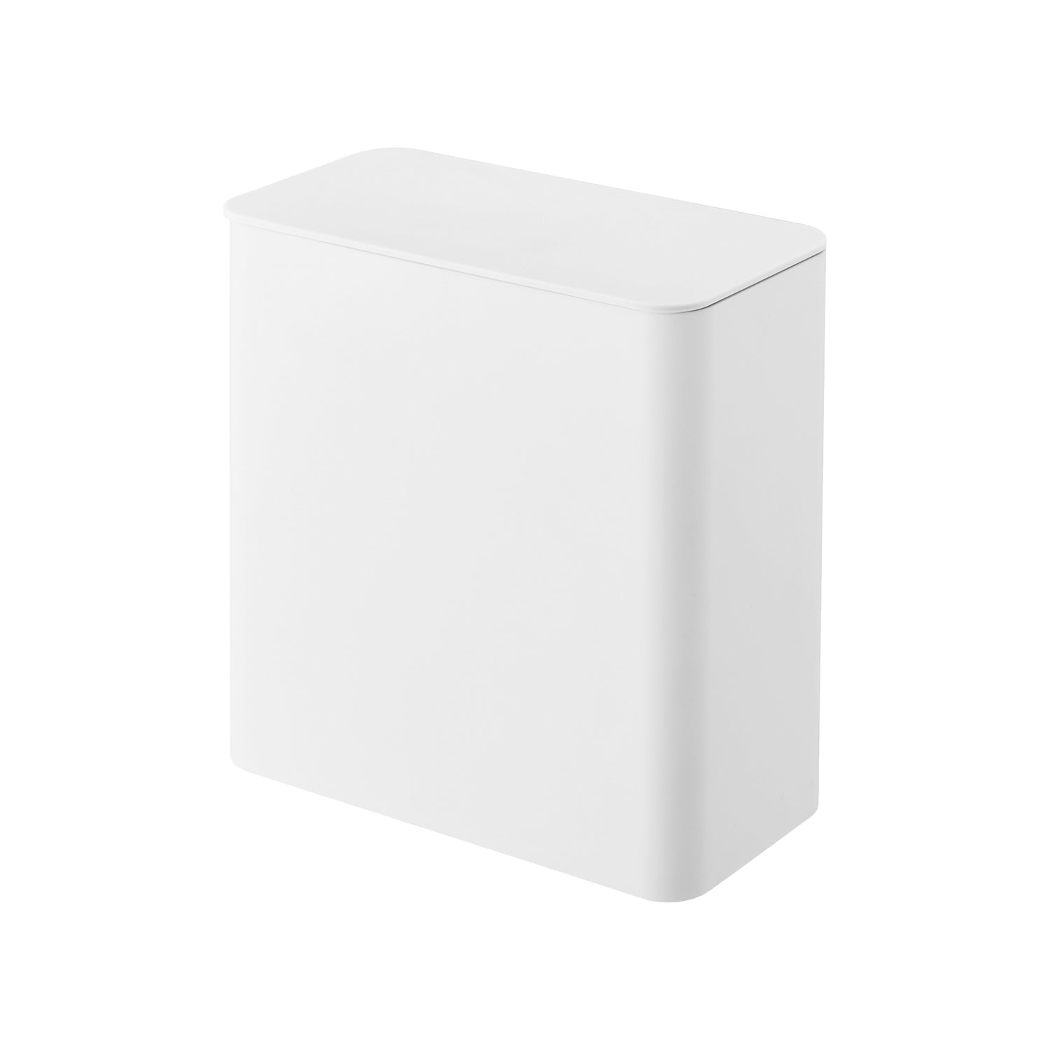 Yamazaki Aufbewahrungsbox 1,8 l (mit Deckel) – Silikon – Weiss – 95 × 170 × 170 mm