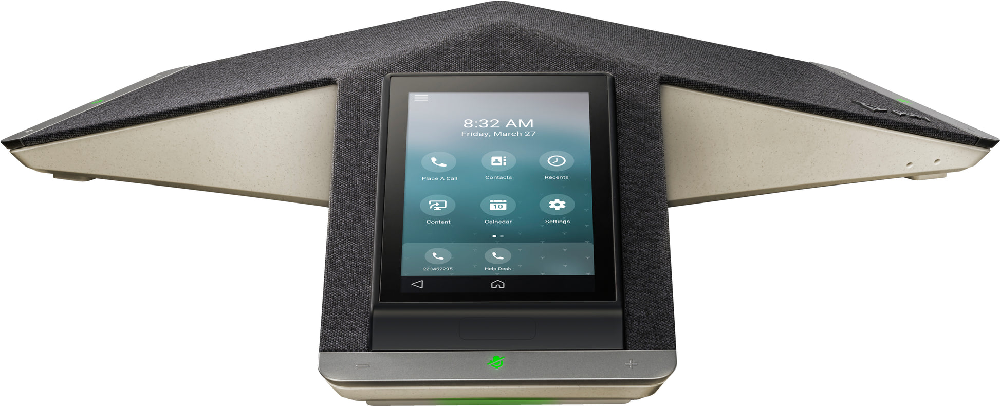 Poly Trio C60 – IP-Konferenztelefon, 5", PoE, Gigabit, schwarz