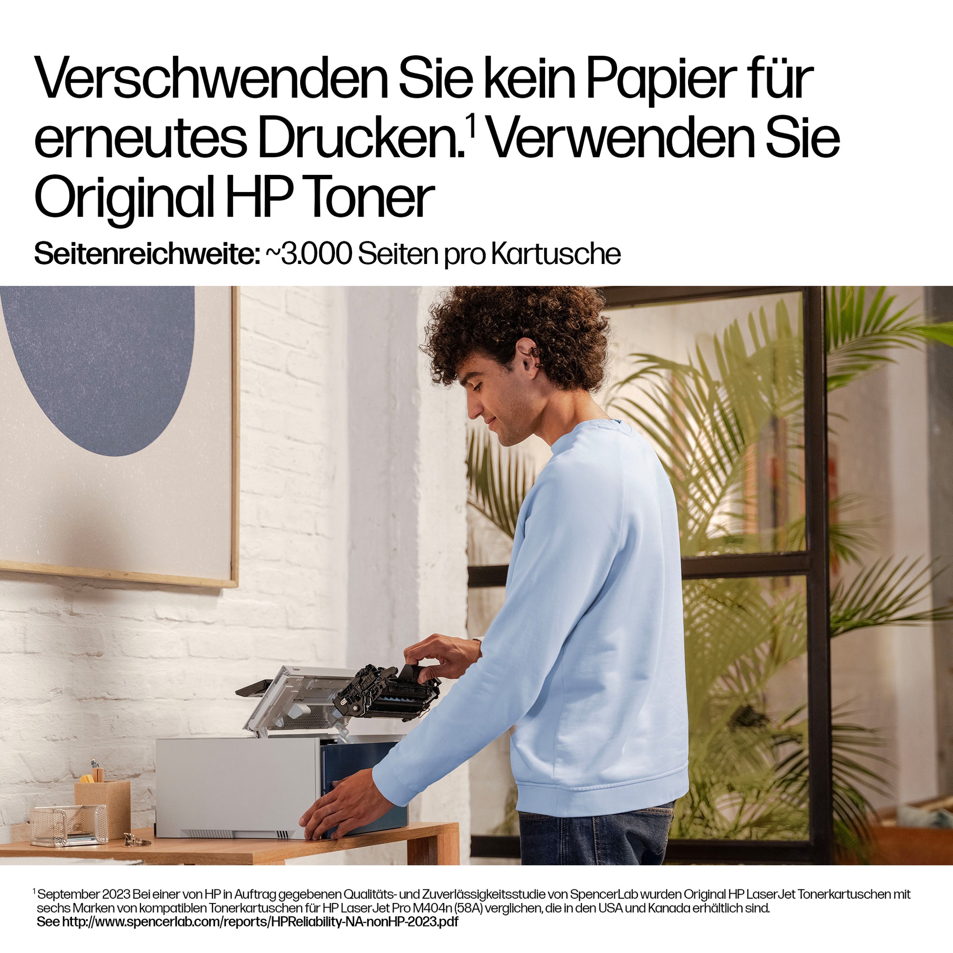 HP LaserJet Pro 4007dn – Schwarz-Weiss, A4, Duplex, WLAN, LAN, USB, 45 Seiten pro Minute