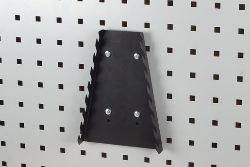 wolfcraft GmbH Wolfcraft Lochwand-Schlüsselhalter – Schwarz, Stahl, B 170 × H 290 × T 32 mm, für Werkzeug-Lochwand