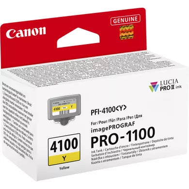 Canon Tintenpatrone – LUCIA PRO II, Gelb, PFI-4100