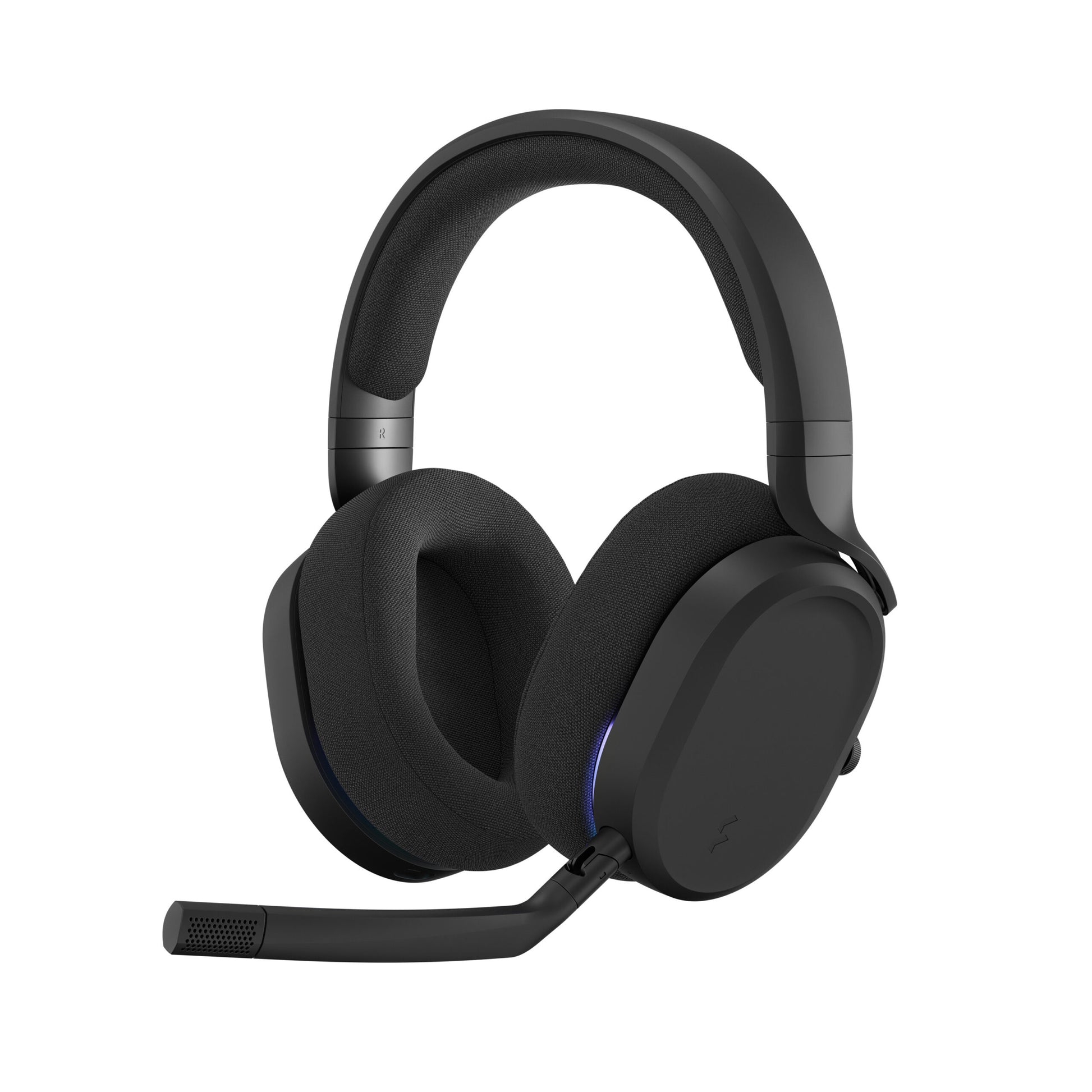 Fractal Design Scape Dark Gaming-Headset – On-Ear, Stereo, Kabel + BT, mit Ladestation, Schwarz