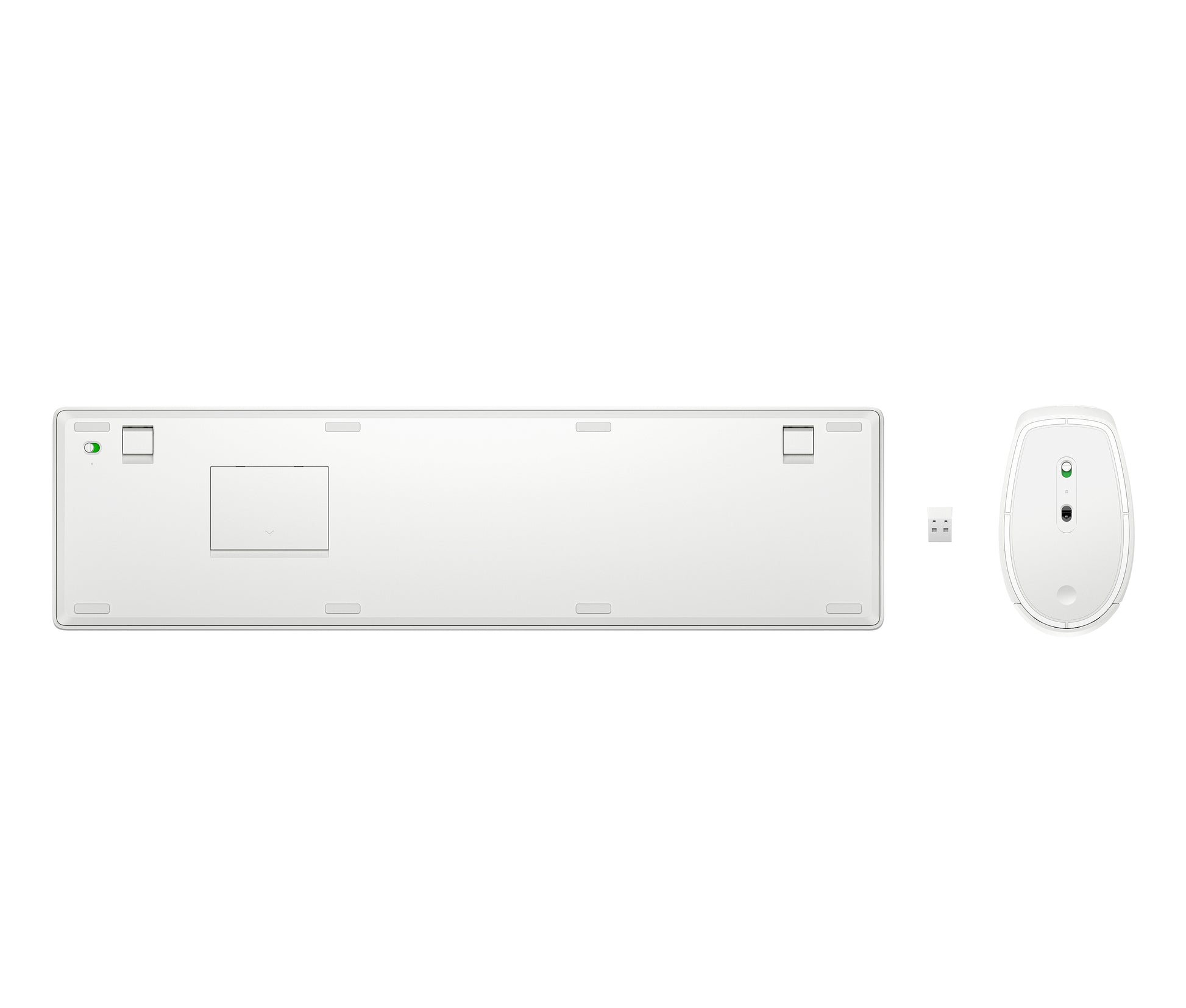 HP 650 – Tastatur-Maus-Set – Membran – 2,4 GHz – Weiss
