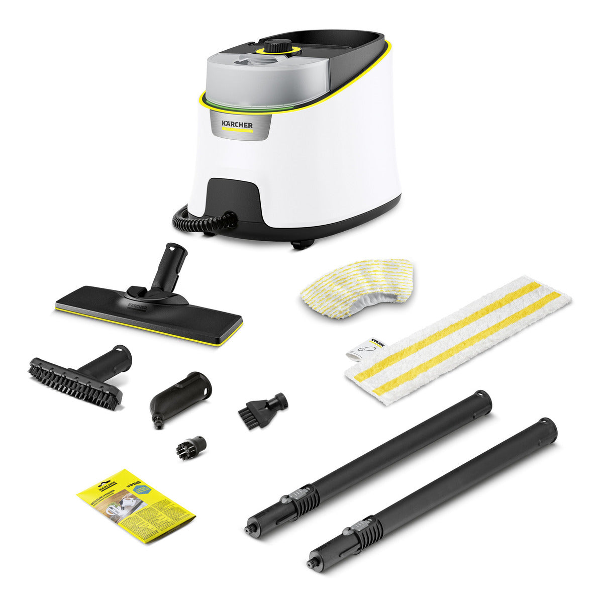 Kärcher Dampfreiniger – 1300 ml, weiss, für Hartböden