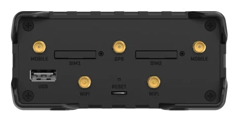 Teltonika RUT956 – LTE-Router, Wi‑Fi 4, 3x LAN (Fast Ethernet), Dual‑SIM, DIN-Schiene, Schwarz
