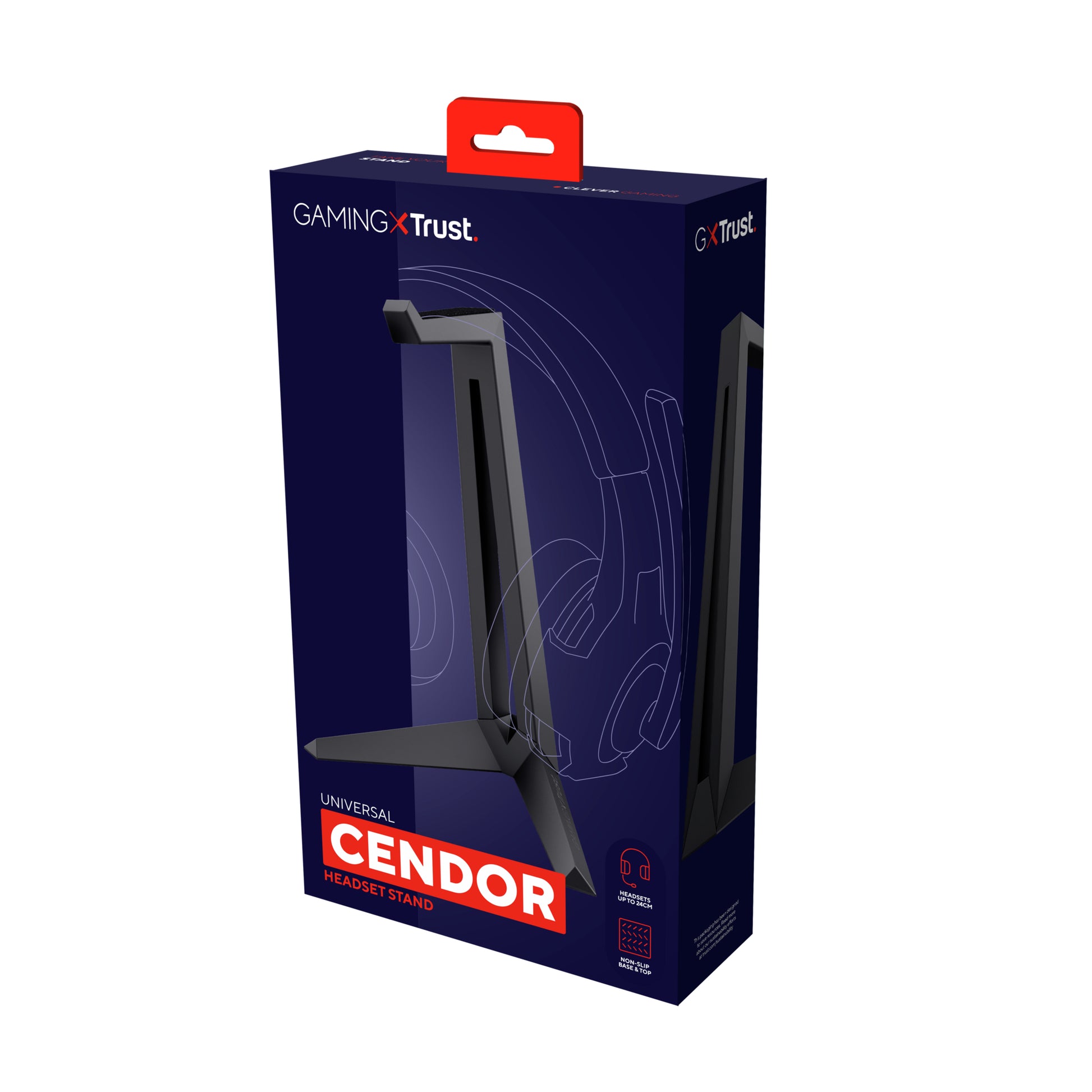Trust GXT 260 Cendor – Headset-Ständer – für alle Marken – schwarz