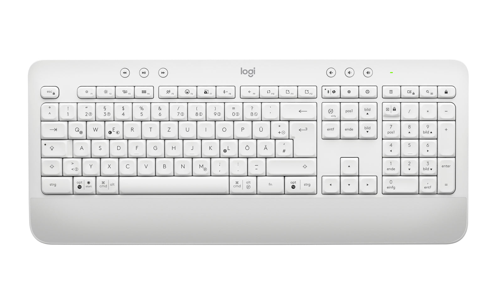 Logitech Signature K650 – Tastatur, DE-Layout (DE), Weiss