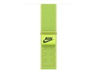 Apple Nike Sport Loop – Armband – für Apple Watch 42 mm, Volt Splash, One Size