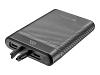Sandberg Survivor Nano Outdoor Powerbank 10'000 mAh – 20 W PD, 2× USB-C, IPX8, schwarz