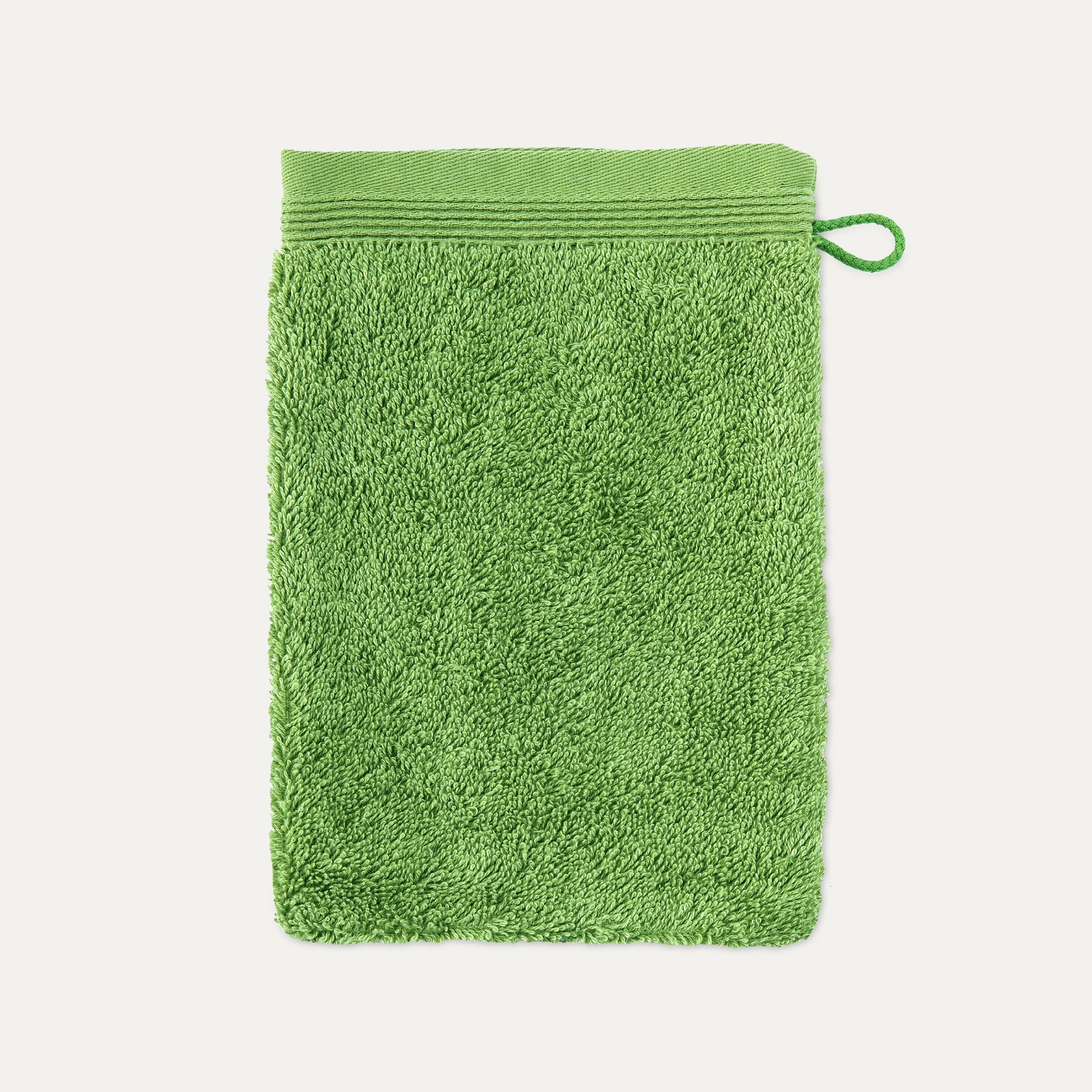 Möve Waschhandschuh Superwuschel – 15 × 20 cm, Grün, 100% Baumwolle, 550 g/m², OEKO-TEX