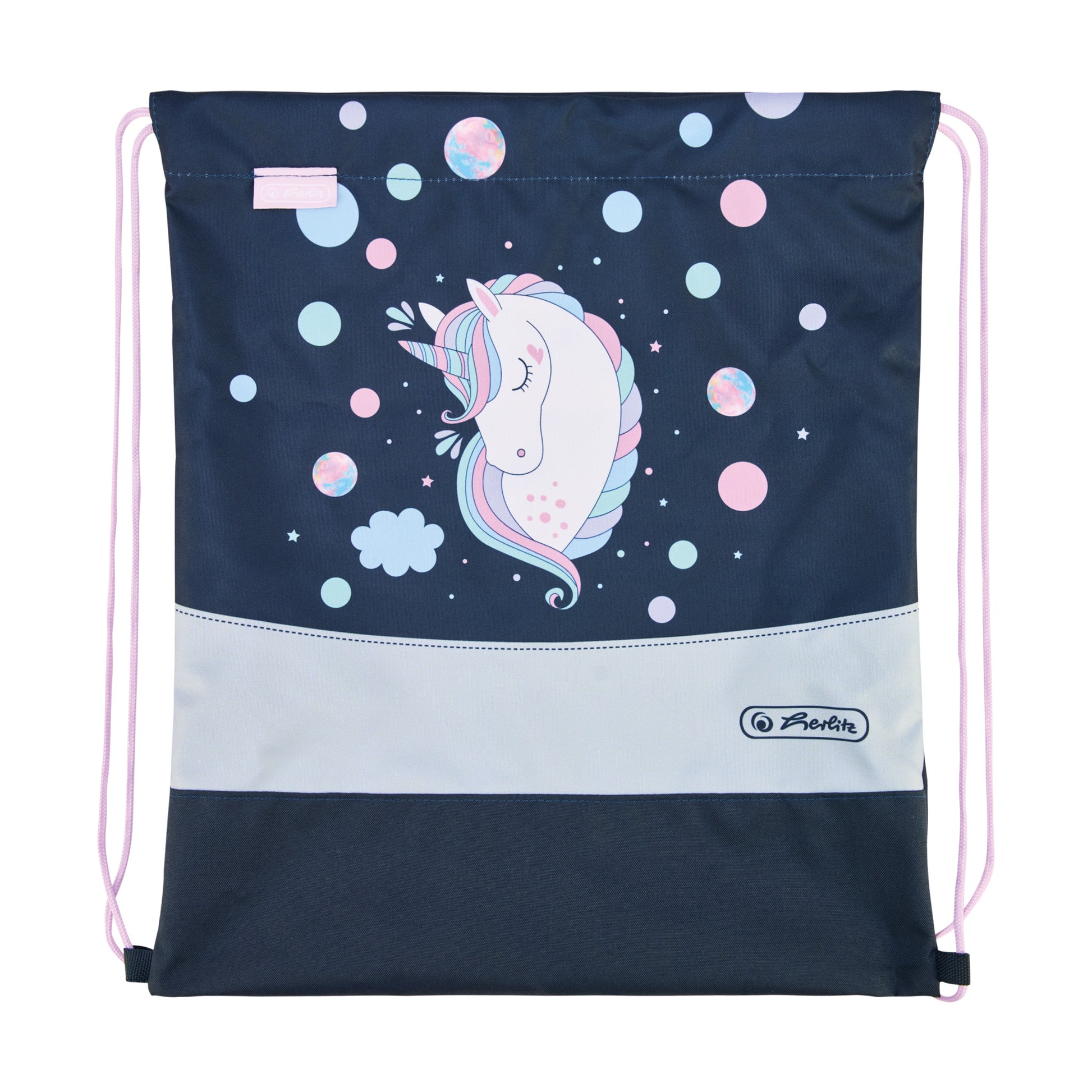 Herlitz Loop Plus – Schulrucksack-Set 4-teilig, Unicorn Dreams, 17 l, 31×37×22 cm